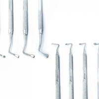 Premium Quality Dental Surgical Lucas Bone Curettes Periodontal Instruments Set of 4