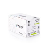 VeterSut - VetLON Nylon Suture 3-0, FS-2, 12 Count (Compares to Ethilon)